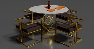 3D Dining Table