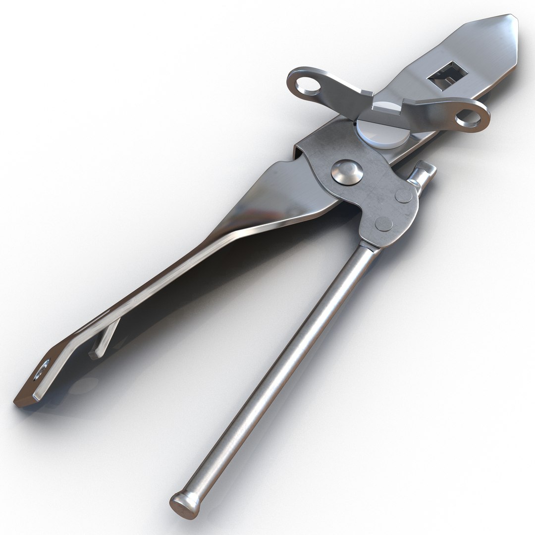 Butterfly Can Opener 3D model preview
