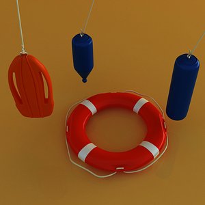 buoys 3d model