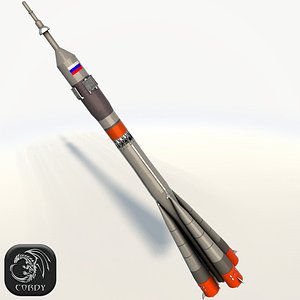 space rocket soyuz 3d model