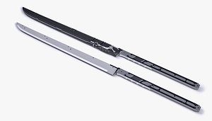 3d model of katana sci-fi