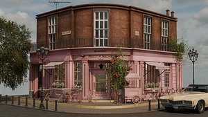 peggy porschen cafe london 3D model