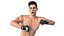 UFC MMA Fighter Fur Rigged