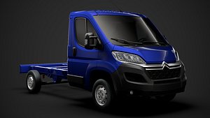 citroen jumper chassis single 3D model