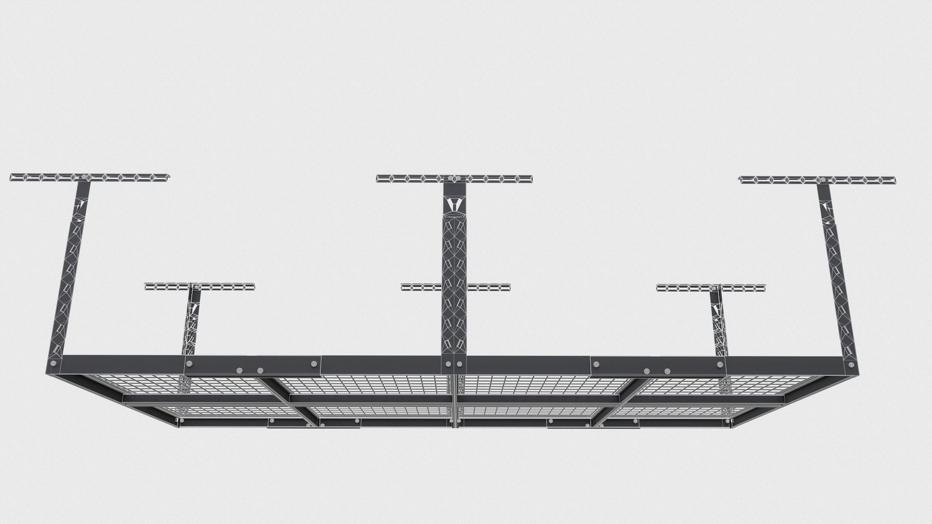 1 Overhead Storage Racks 4 in 1 Pack 3D TurboSquid 2054194