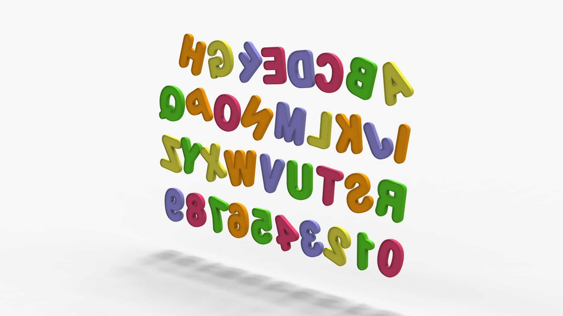 3D Magnet Alphabet - TurboSquid 1992116