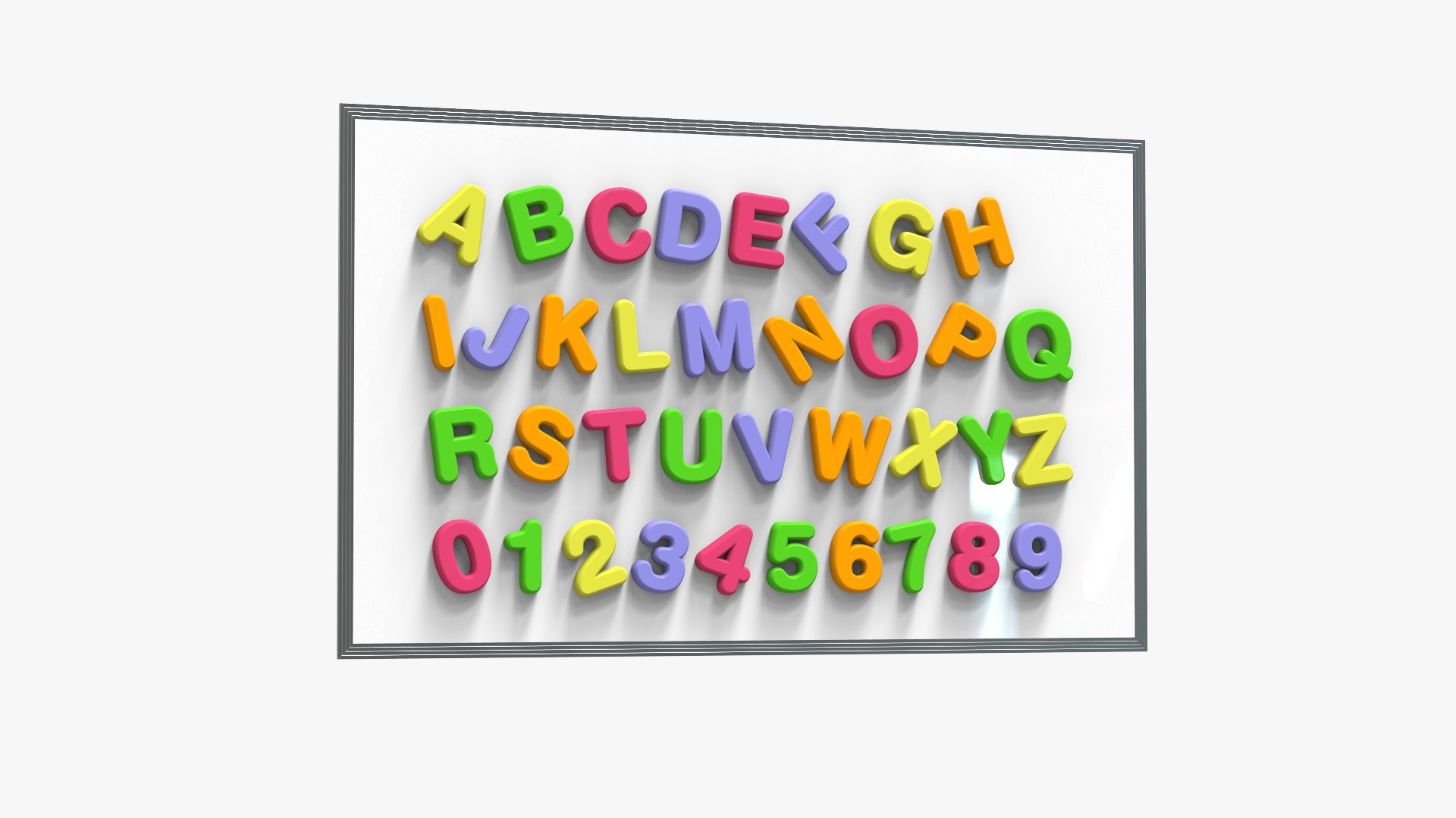 3D Magnet Alphabet - TurboSquid 1992116
