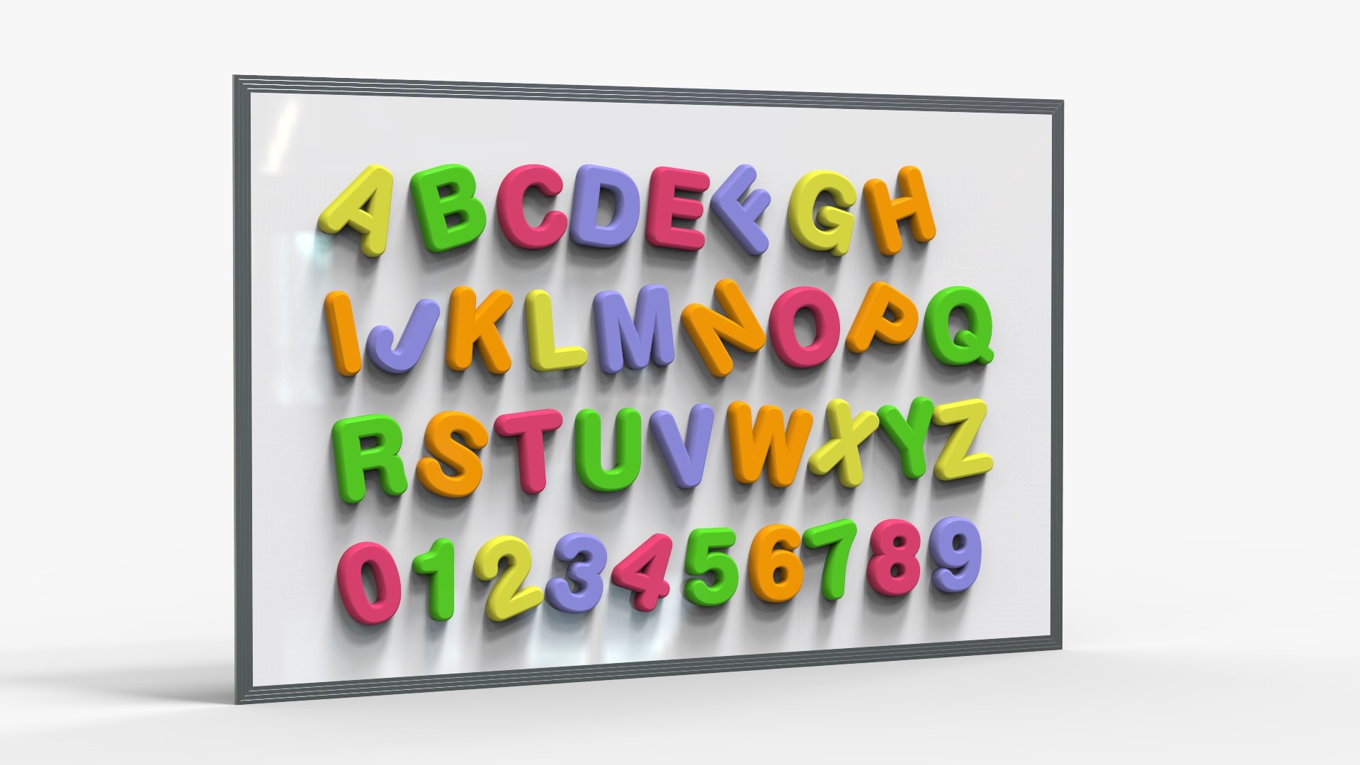 3D Magnet Alphabet - TurboSquid 1992116