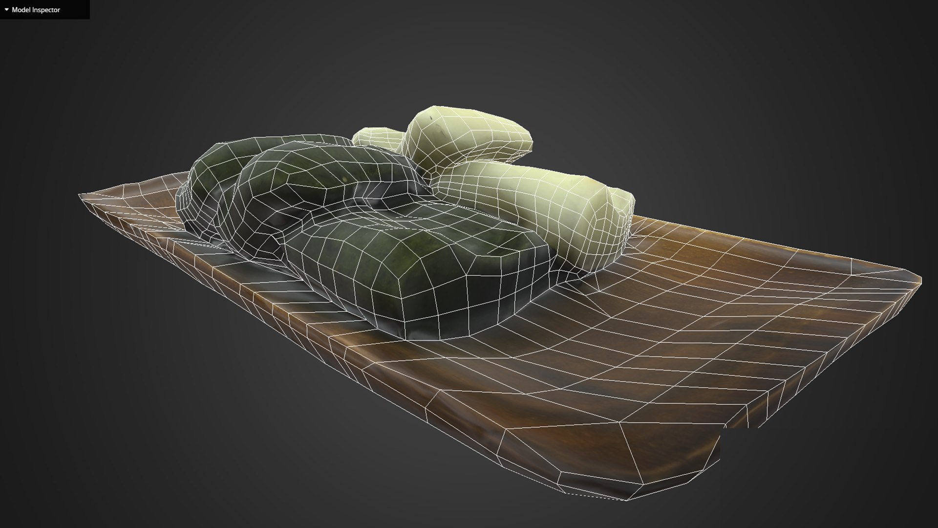 Game Ready Korean Rice Cake JeolPyeon 3D Model TurboSquid 2020648