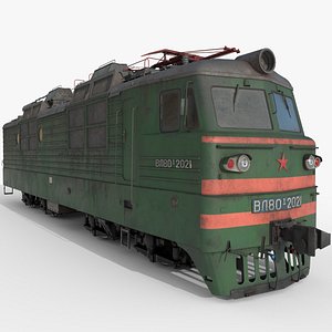 3D model Soviet Electric Locomotive VL80T - 2021