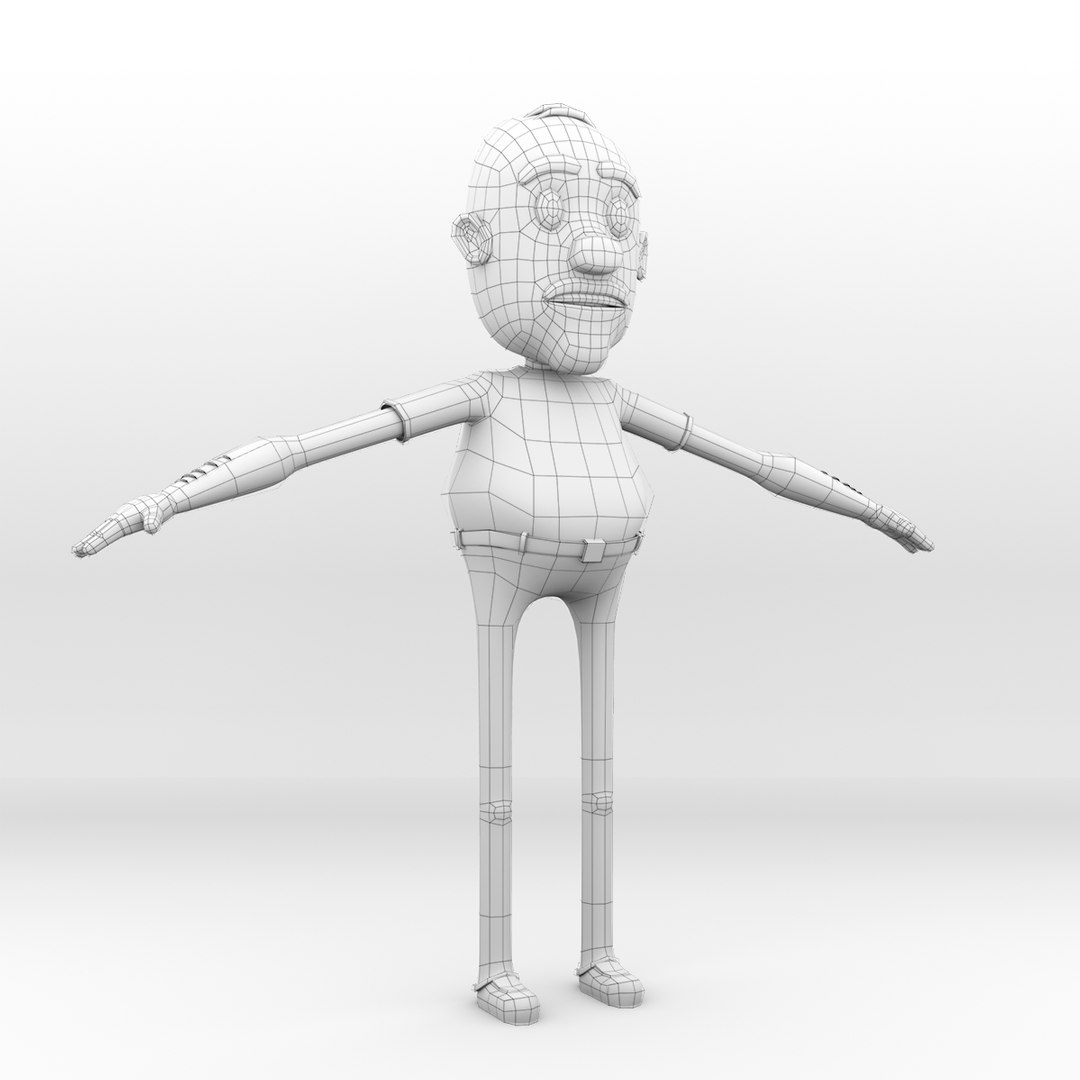 Cartoon character 3D model - TurboSquid 1504403