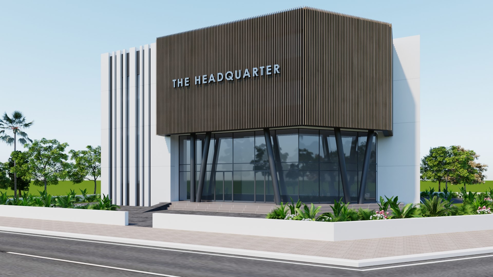 3D HeadQuarter Model - TurboSquid 2097541