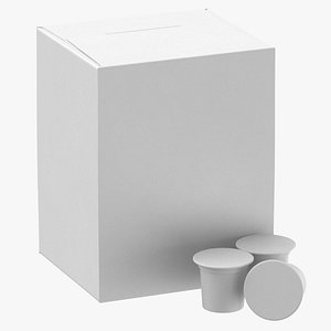 3D model Boxed Coffee Blank and Generic Label