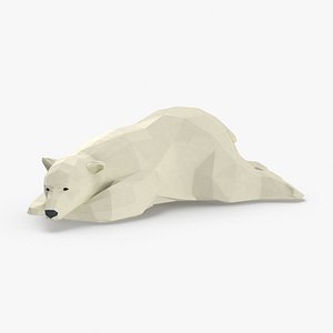 Polar Bear Lying