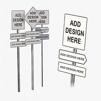 Road Signs Assemblies - Customizable Variety Pack