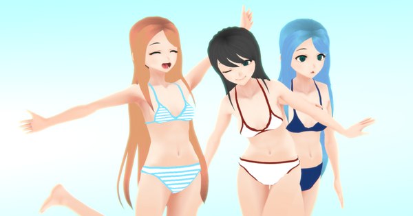 3D anime girls characters - TurboSquid 1479911