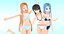 Anime Female Characters - Bikini