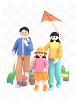 c4d Spring Tourism Characters