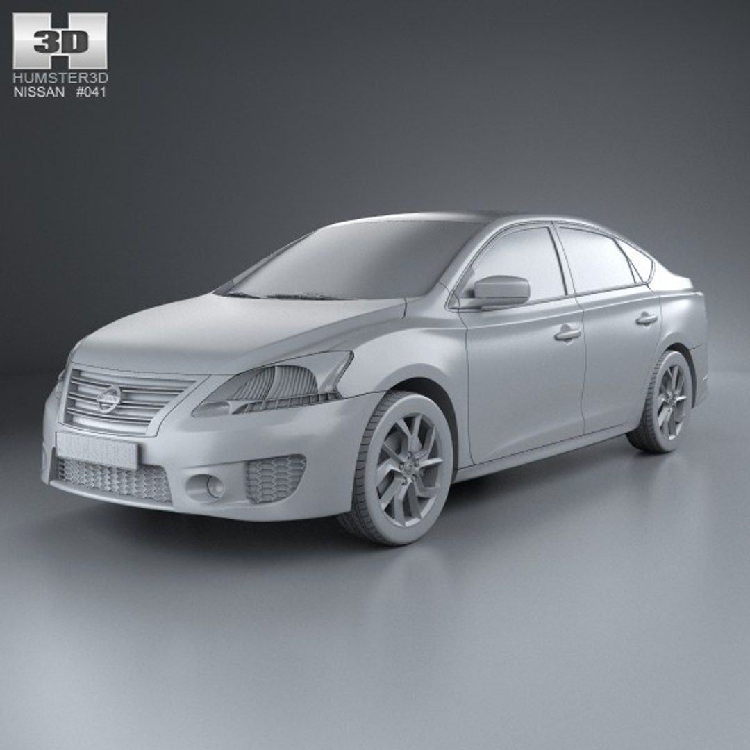 3d Model 2013 Nissan Sentra
