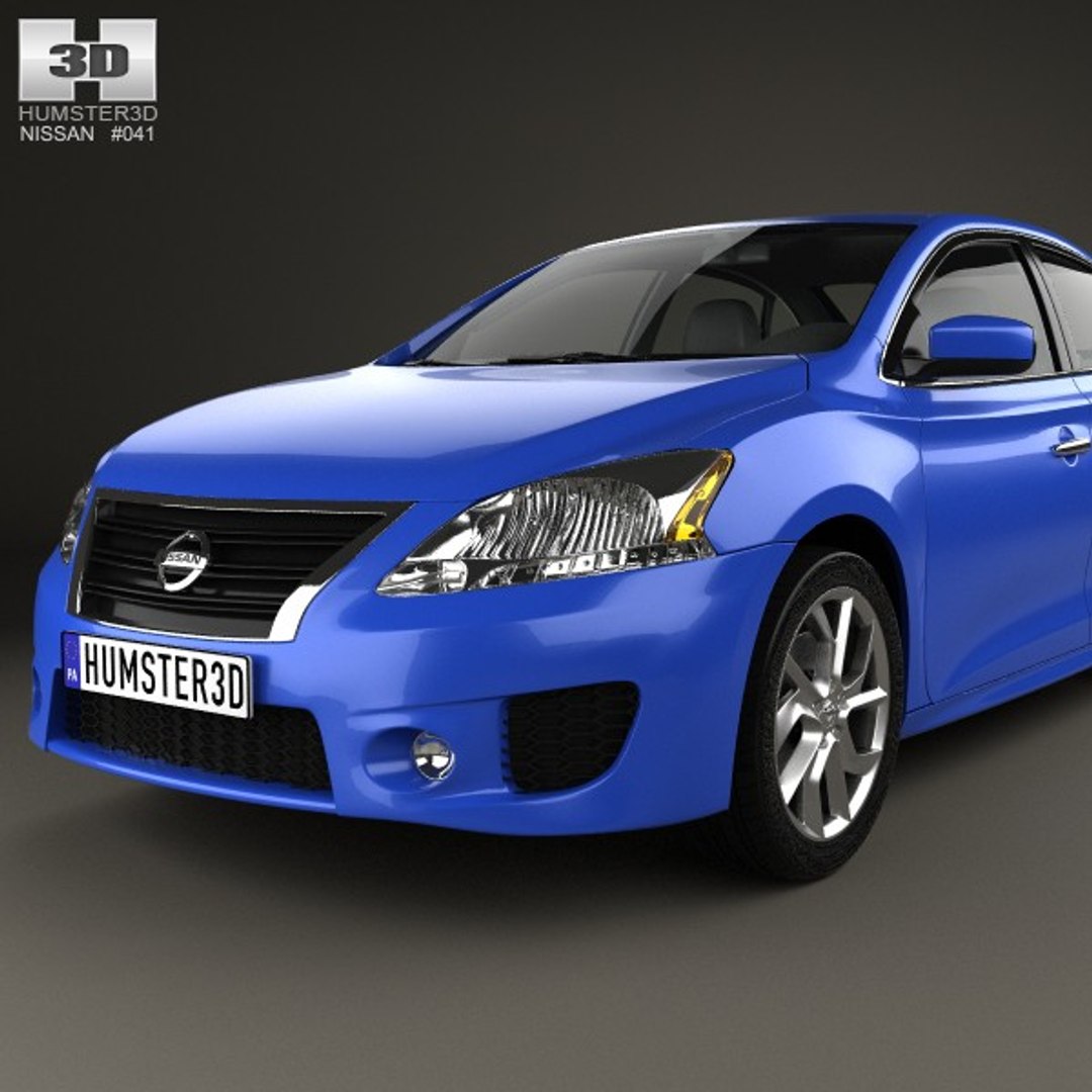 3d Model 2013 Nissan Sentra