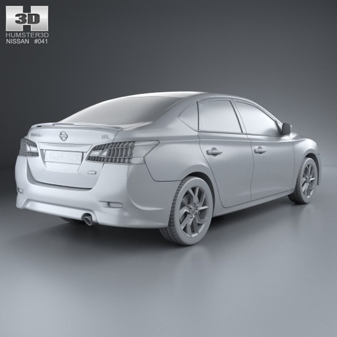 3d Model 2013 Nissan Sentra