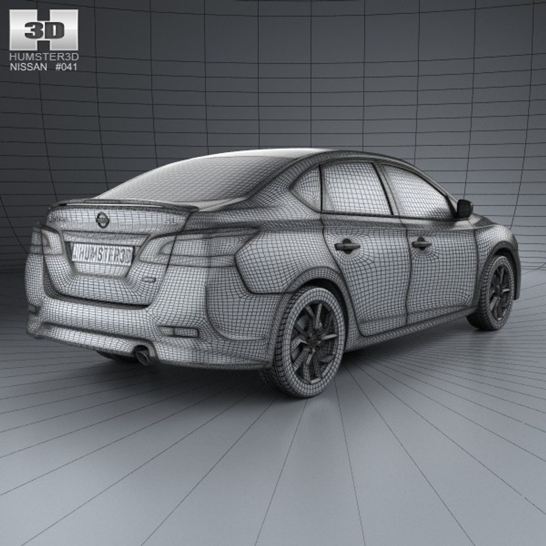 3d Model 2013 Nissan Sentra