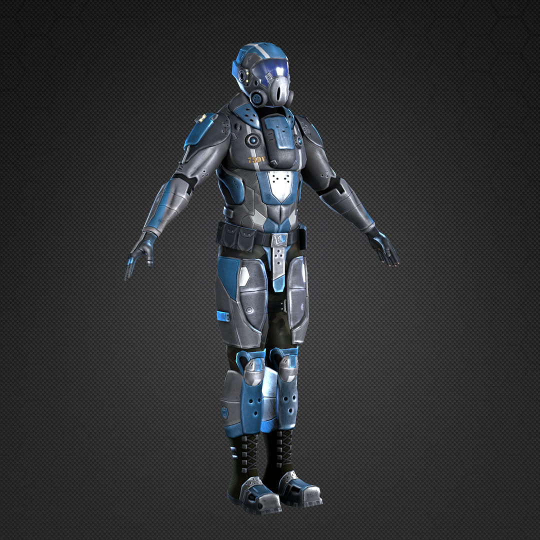 sci fi armor male