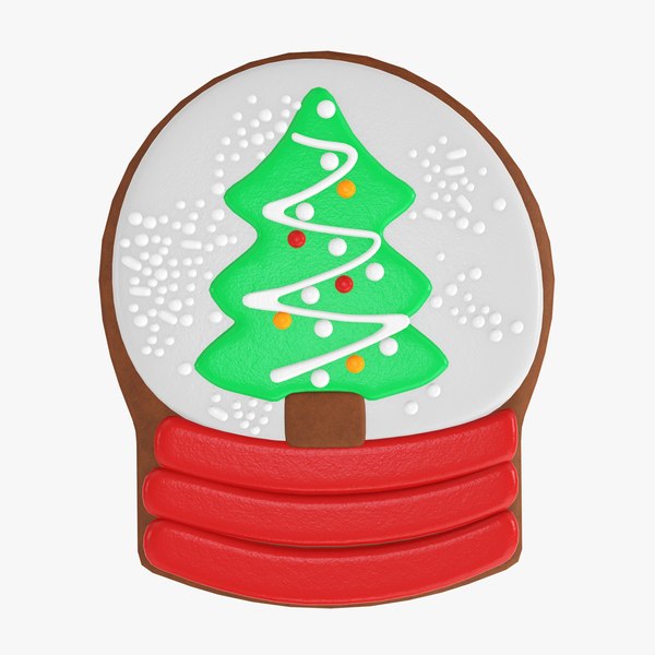 christmas cookie fir 3D