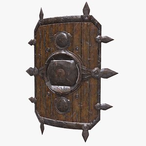 shield old 3d model