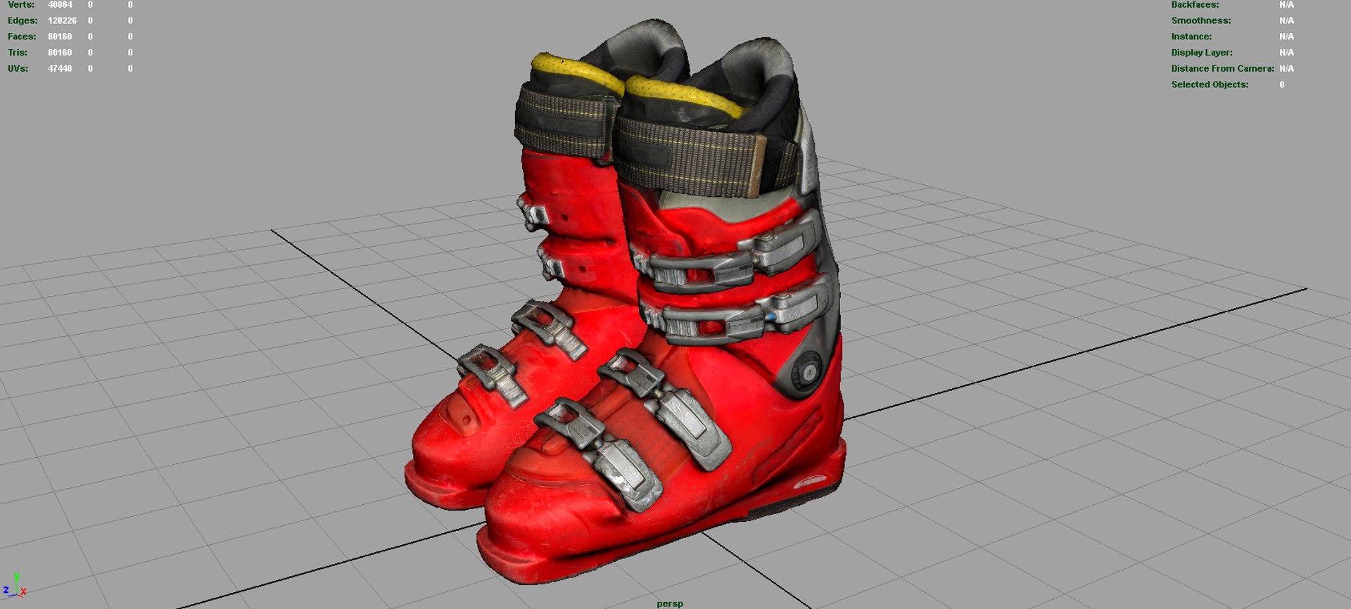 Ski Boots Obj