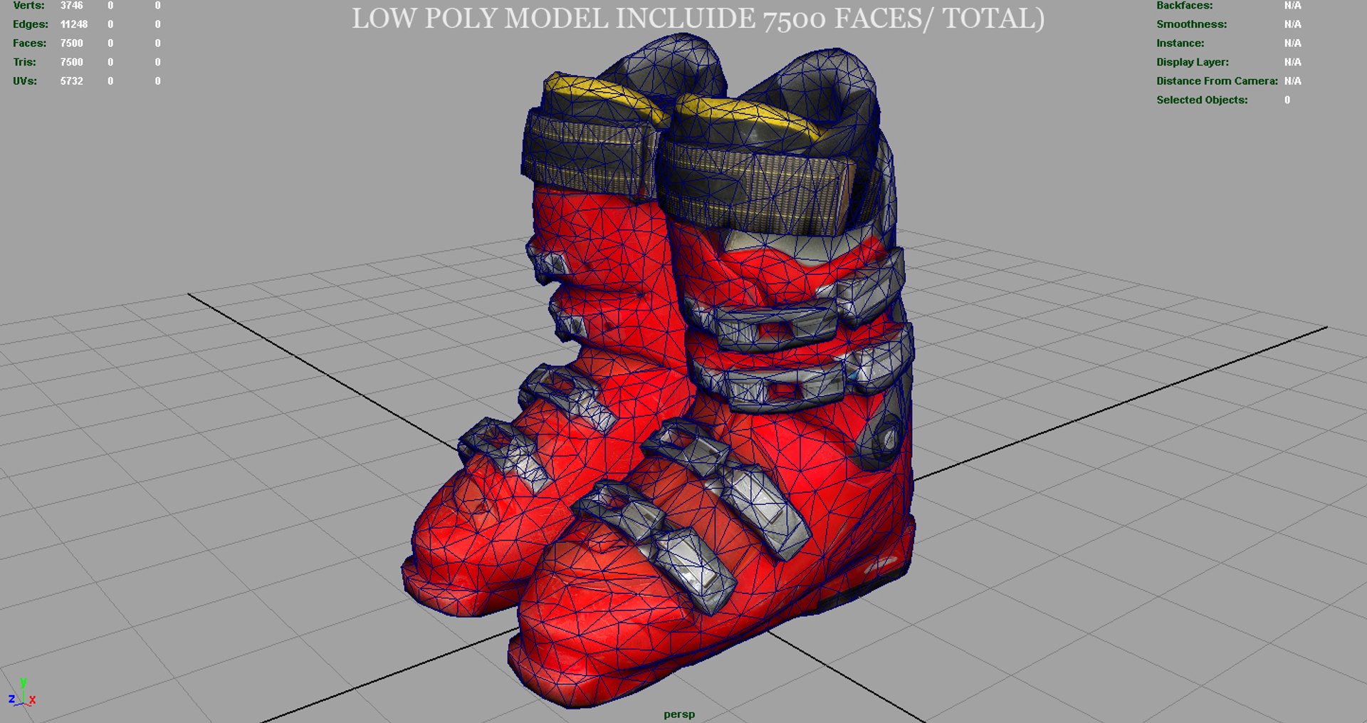 Ski Boots Obj