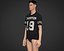 T-shirt en maille pour homme avec motif graphique en lettrage