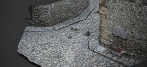 THE COBBLESTONE ALLEY 2022 MAX 2019 3D model
