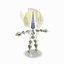 Golden Warrior Hero Champ 6 - MOBA MMORPG Character - Truccato e animato