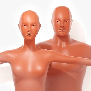 sculpting portraits male female model