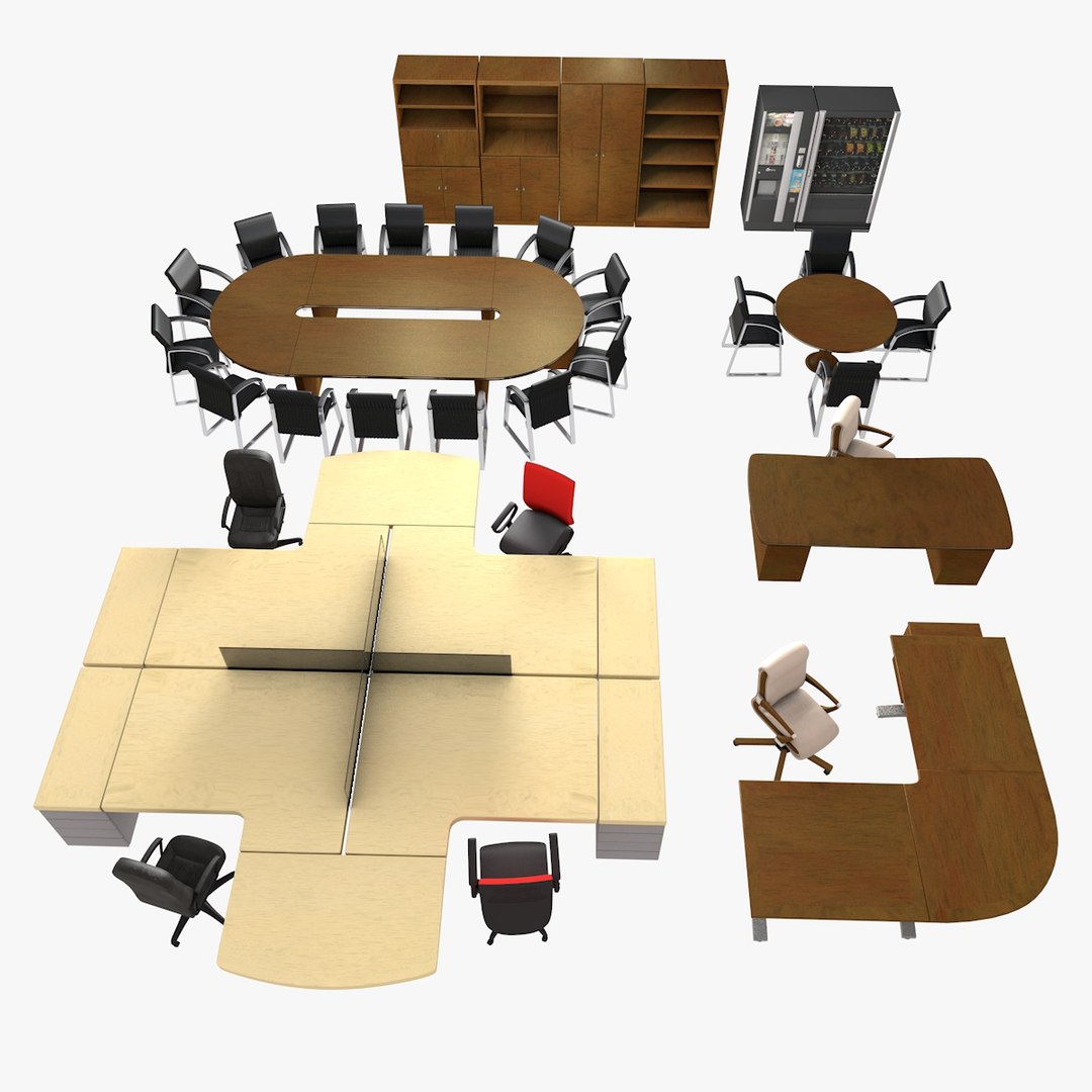 3d C4d Office Pack V1