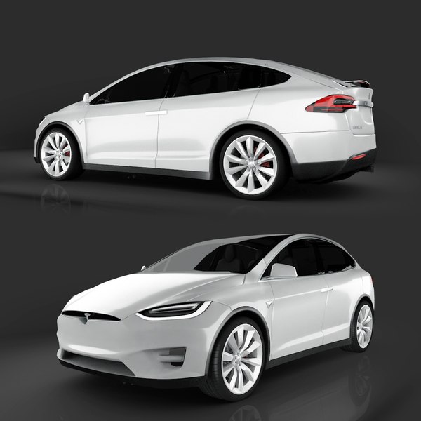 Tesla x modeled 3D model - TurboSquid 1540371