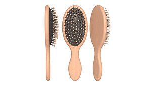 Hair Brush 3D model