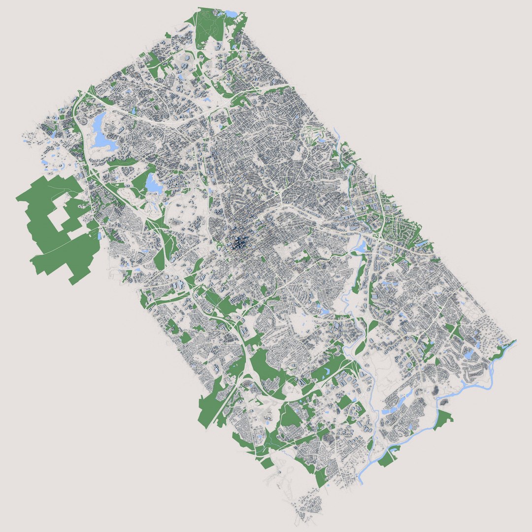 Raleigh City North Carolina United States 3D - TurboSquid 2314861