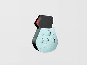 3D explosion bomb model