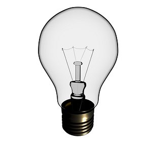 incandescent bulb 3D model