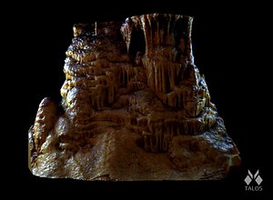 scan stalactite pillar 3D model