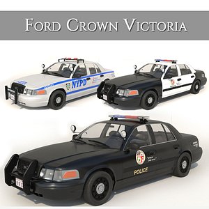 Ford Crown Victoria police 3D