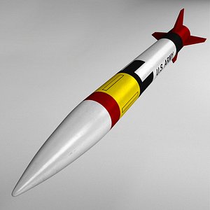 patriot missile mim-104 3D model