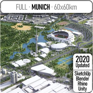 3D model city munich -