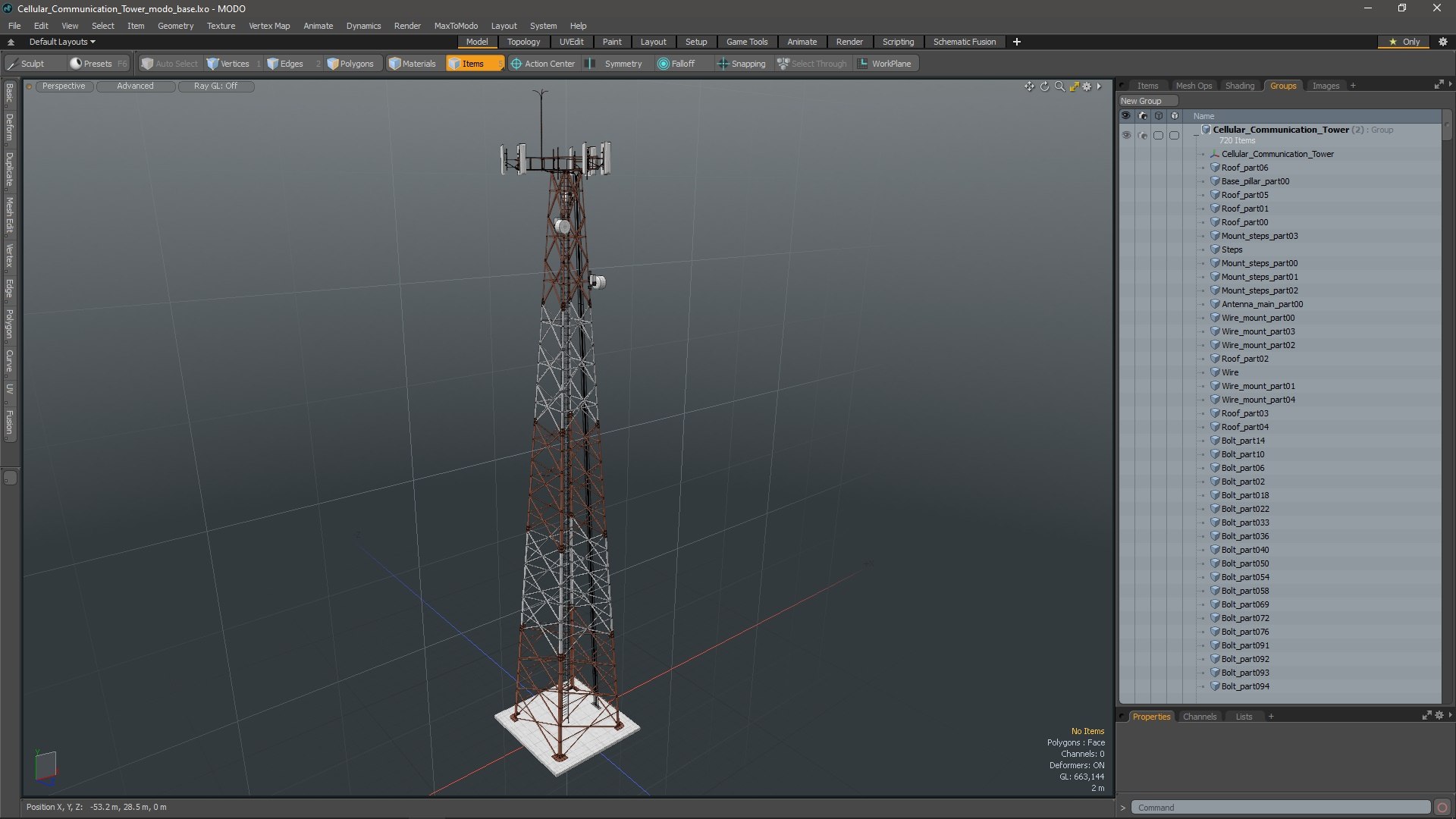 3D Cellular Communication Tower - TurboSquid 2199158