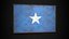 Old Picture Frame With Somalia Flag - Game Ready PBR Low-poly 3D Model