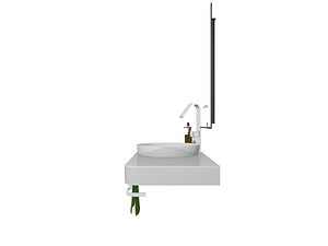 bathroom sink unit 3d model