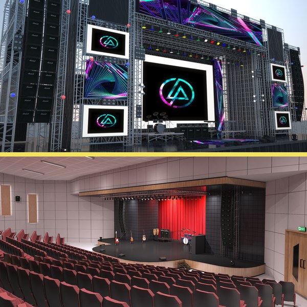 3D music stages