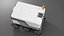 Delivery Courier Robot Low Poly PBR 3D model